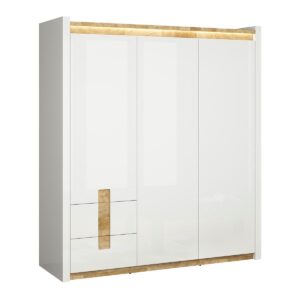 wohnli-moebel-suche-800001473734 Wohnli Möbelsuche - SCHRANK 3 Türen Helios Weiß und Holz