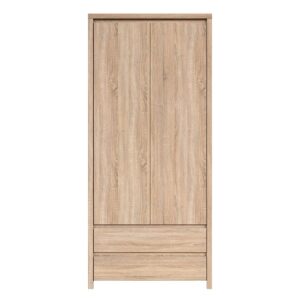 wohnli-moebel-suche-800001473736-1 SCHRANK 2 Türen Soren Holz Holzwerkstoff Petits-meubles Möbel > Schränke > Kleiderschränke Braun