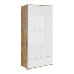 wohnli-moebel-suche-800001473774 Wohnli Möbelsuche - SCHRANK 2 Türen Selma Weiß und Holz