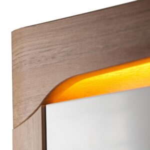 wohnli-moebel-suche-800001473823-1 SCHRANK 2 Türen Teo Weiß und Holz Holzwerkstoff Petits-meubles Möbel > Schränke > Kleiderschränke Weiß