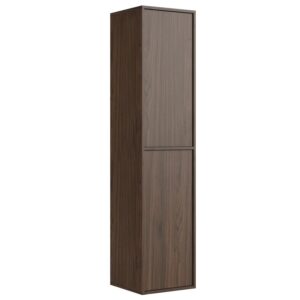 wohnli-moebel-suche-800001474016 Wohnli Möbelsuche - BADEZIMMERSCHRANK Mali mit 2 Türen Walnuss Braun - 38 x 33 x 160 cm