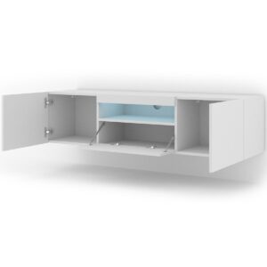 TV-MÖBEL Aurus Weiß Holzwerkstoff Petits-meubles Möbel > TV-Möbel Weiß