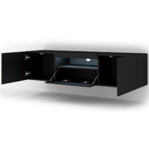 wohnli-moebel-suche-800001476484-1 TV-MÖBEL Aurus Schwarz Holzwerkstoff Petits-meubles Möbel > TV-Möbel Schwarz