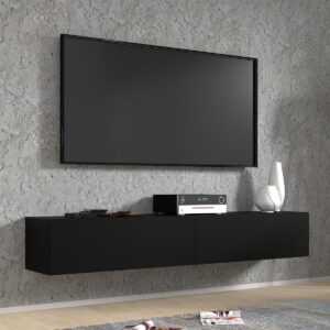wohnli-moebel-suche-800001476496-1 TV-MÖBEL Bali Mattschwarz Holzwerkstoff Petits-meubles Möbel > TV-Möbel Schwarz