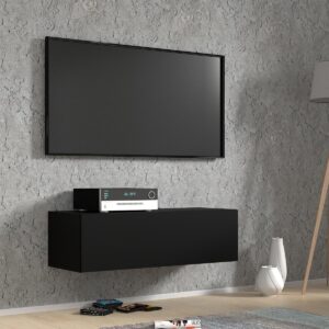 wohnli-moebel-suche-800001476507-1 TV-MÖBEL Bali Mattschwarz Holzwerkstoff Petits-meubles Möbel > TV-Möbel Schwarz