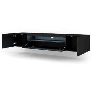 wohnli-moebel-suche-800001476509-1 TV-MÖBEL Aurus Schwarz Holzwerkstoff Petits-meubles Möbel > TV-Möbel Schwarz