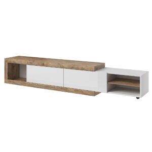 wohnli-moebel-suche-800001476511-1 TV-MÖBEL Azior Weiß und Holz Holzwerkstoff Petits-meubles Möbel > TV-Möbel Weiß