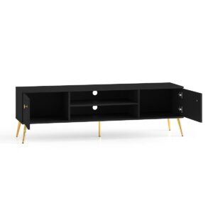 TV-MÖBEL Manoé Schwarz Holzwerkstoff Petits-meubles Möbel > TV-Möbel Schwarz