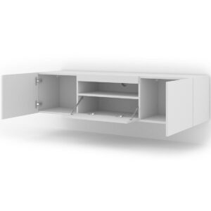 TV-MÖBEL Aurus Weiß Holzwerkstoff Petits-meubles Möbel > TV-Möbel Weiß