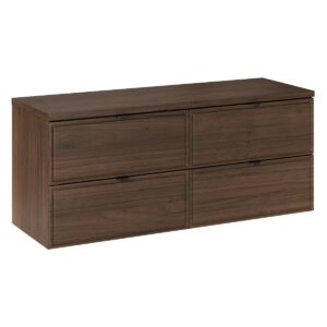 wohnli-moebel-suche-800001476990-1 DOPPELWASCHTISCH 120cm Elias Holz Holzwerkstoff Petits-meubles Möbel > Schränke > Badezimmerschränke > Waschtische Braun