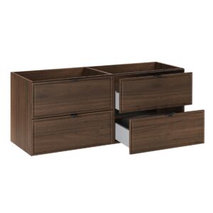 wohnli-moebel-suche-800001476991-1 DOPPELWASCHTISCH 121cm Elias Holz Holzwerkstoff Petits-meubles Möbel > Schränke > Badezimmerschränke > Waschtische Braun