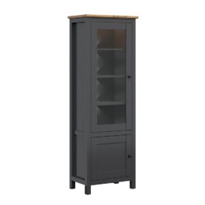 wohnli-moebel-suche-800001477117 Wohnli Möbelsuche - VITRINE Duck Anthrazitgrau und Holz