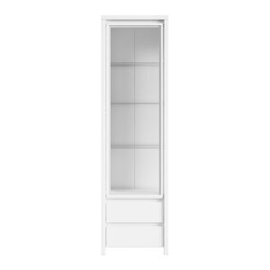 wohnli-moebel-suche-800001477126-1 VITRINE Soren Weiß matt Holzwerkstoff Petits-meubles Möbel > Schränke > Vitrinen Weiß