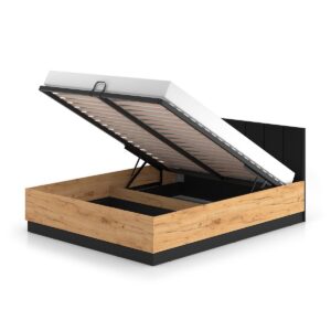 wohnli-moebel-suche-800001477539-1 BOXBETT 160/200 Solal Holz Holzwerkstoff Petits-meubles Möbel > Betten > Boxspringbetten Braun