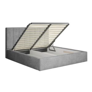 BOXBETT 160/200 Brook Grau Textil Petits-meubles Möbel > Betten > Boxspringbetten Grau