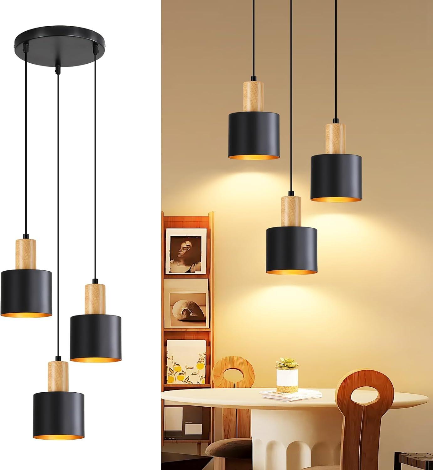 LED PENDELLEUCHTE COLEMAN Ⅲ 22/22/174 cm Metall Nettlife Lampen & Leuchten > LED-Leuchten Schwarz