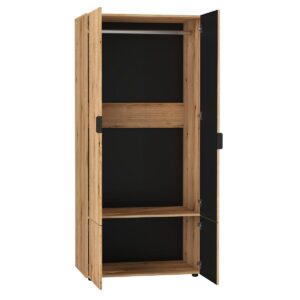 wohnli-moebel-suche-800001480174-1 SCHRANK 4 Türen Soly Holz Holzwerkstoff Petits-meubles Möbel > Schränke > Kleiderschränke Braun