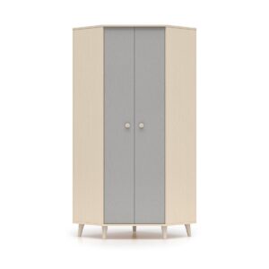 wohnli-moebel-suche-800001480202 Wohnli Möbelsuche - SCHRANK 2 Türen Alycia Beige - Grau - Holzeffekt