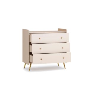 KINDERKOMMODE Lunea Kaschmir Holzwerkstoff Petits-meubles Möbel > Kommoden & Schubladenschränke > Wickelkommoden Beige