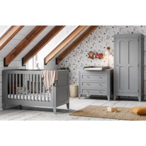 wohnli-moebel-suche-800001480243-1 KINDERKOMMODE Grau Holzwerkstoff Petits-meubles Möbel > Kommoden & Schubladenschränke > Wickelkommoden Grau