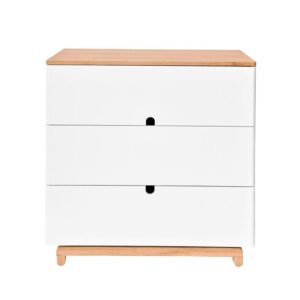KINDERKOMMODE Weiß und Holz Holzwerkstoff Petits-meubles Möbel > Kommoden & Schubladenschränke > Wickelkommoden Weiß