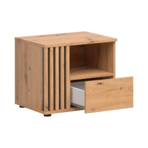 wohnli-moebel-suche-800001480369-1 NACHTTISCH Ezra Holz Holzwerkstoff Petits-meubles Möbel > Kommoden & Schubladenschränke > Nachttische Braun