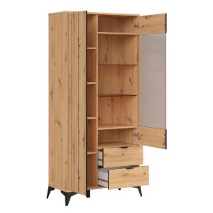 wohnli-moebel-suche-800001480406-1 GESCHIRRSCHRANK Mao Holz Holzwerkstoff Petits-meubles Möbel > Schränke > Vitrinen Braun