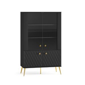 Wohnli Möbelsuche - GESCHIRRSCHRANK Manoé Schwarz