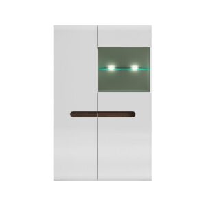 wohnli-moebel-suche-800001480459-1 GESCHIRRSCHRANK Darrel Weiß Holzwerkstoff Petits-meubles Möbel > Schränke > Vitrinen Weiß