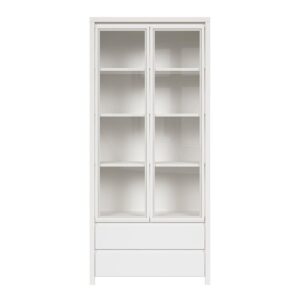 GESCHIRRSCHRANK Soren Weiß matt Holzwerkstoff Petits-meubles Möbel > Schränke > Vitrinen Weiß