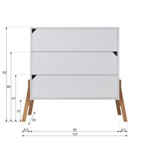 wohnli-moebel-suche-800001480472-1 KOMMODE Weiß Holzwerkstoff Petits-meubles Möbel > Kommoden & Schubladenschränke > Kommoden Weiß