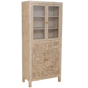Wohnli Möbelsuche - VITRINE aus holz 80x40x180cm
