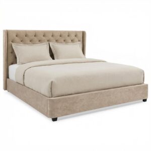 Wohnli Möbelsuche - POLSTERBETT SAMPERI 180x200 cm beige