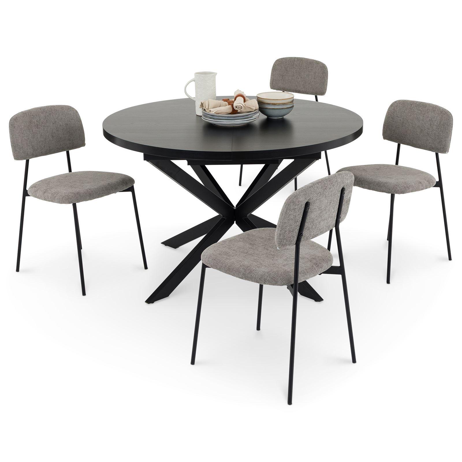 wohnli-moebel-suche-800001489660 Wohnli Möbelsuche - ESSGRUPPE TOLEDO 5er Set schwarz