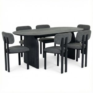 wohnli-moebel-suche-800001489672 Wohnli Möbelsuche - ESSGRUPPE MALA FRANCA 7er Set schwarz