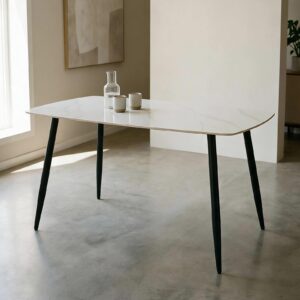 wohnli-moebel-suche-800001489732-1 ESSTISCH MORA weiß/schwarz Metall, Metall IDIMEX Möbel > Tische > Esstische Weiß