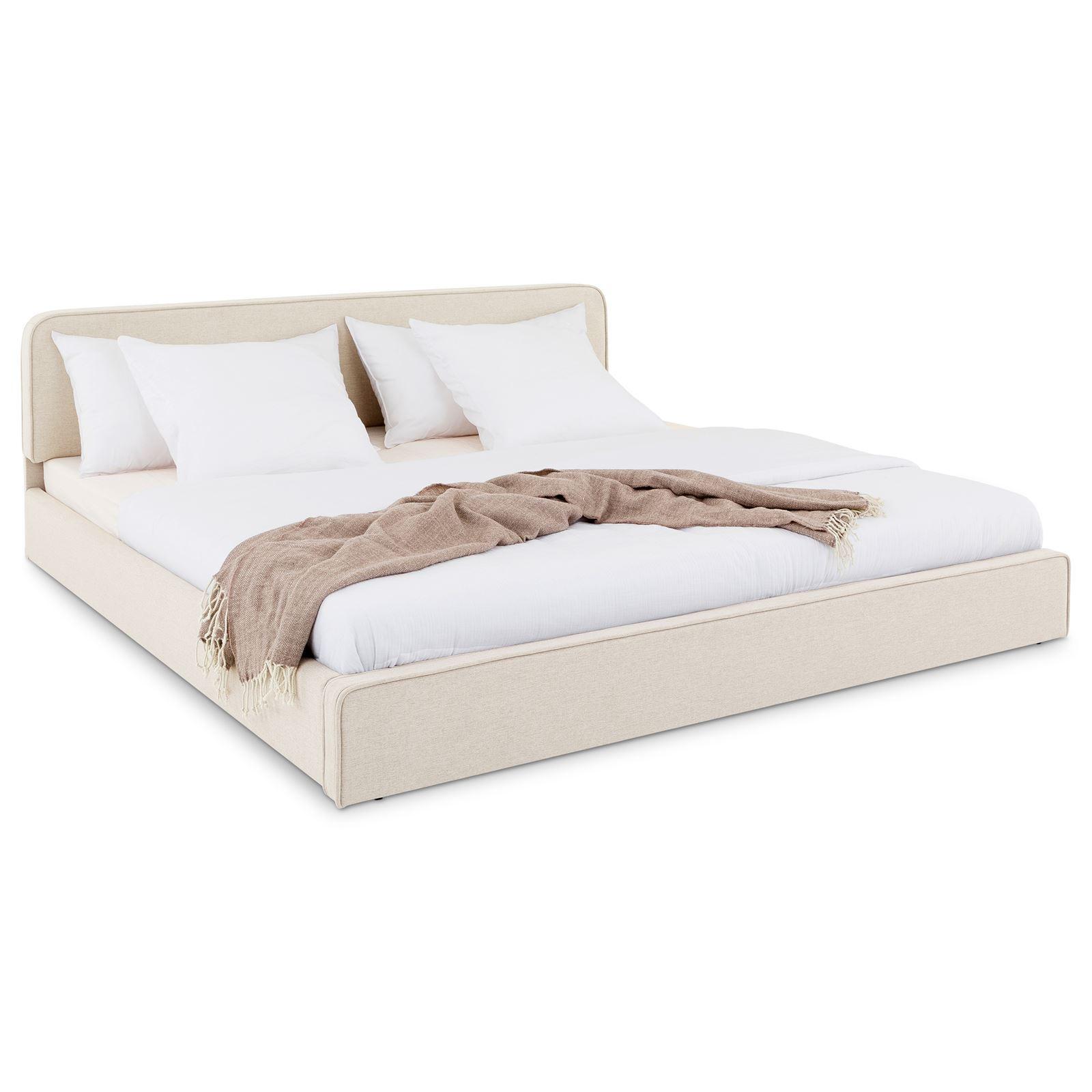 Wohnli Möbelsuche - POLSTERBETT LATINI 180x200 cm beige