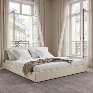 wohnli-moebel-suche-800001489840-1 POLSTERBETT LATINI 180x200 cm cremeweiß Textil IDIMEX Möbel > Betten > Polsterbetten Weiß