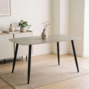 wohnli-moebel-suche-800001489929-1 ESSTISCH MORA grau/schwarz Metall, Metall IDIMEX Möbel > Tische > Esstische Grau