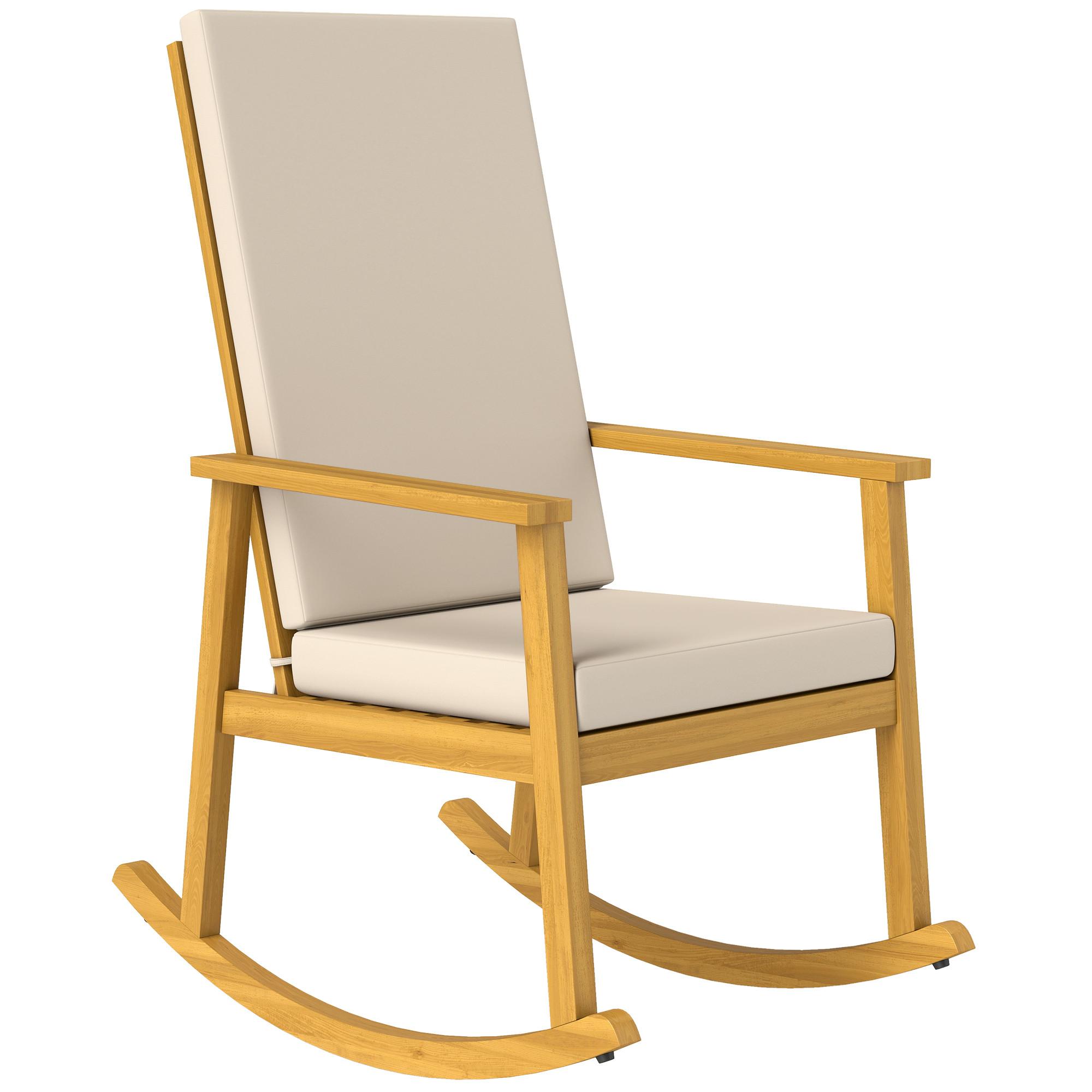 wohnli-moebel-suche-800001492163 Wohnli Möbelsuche - SCHAUKELSTUHL Akazienholz Polyester Beige