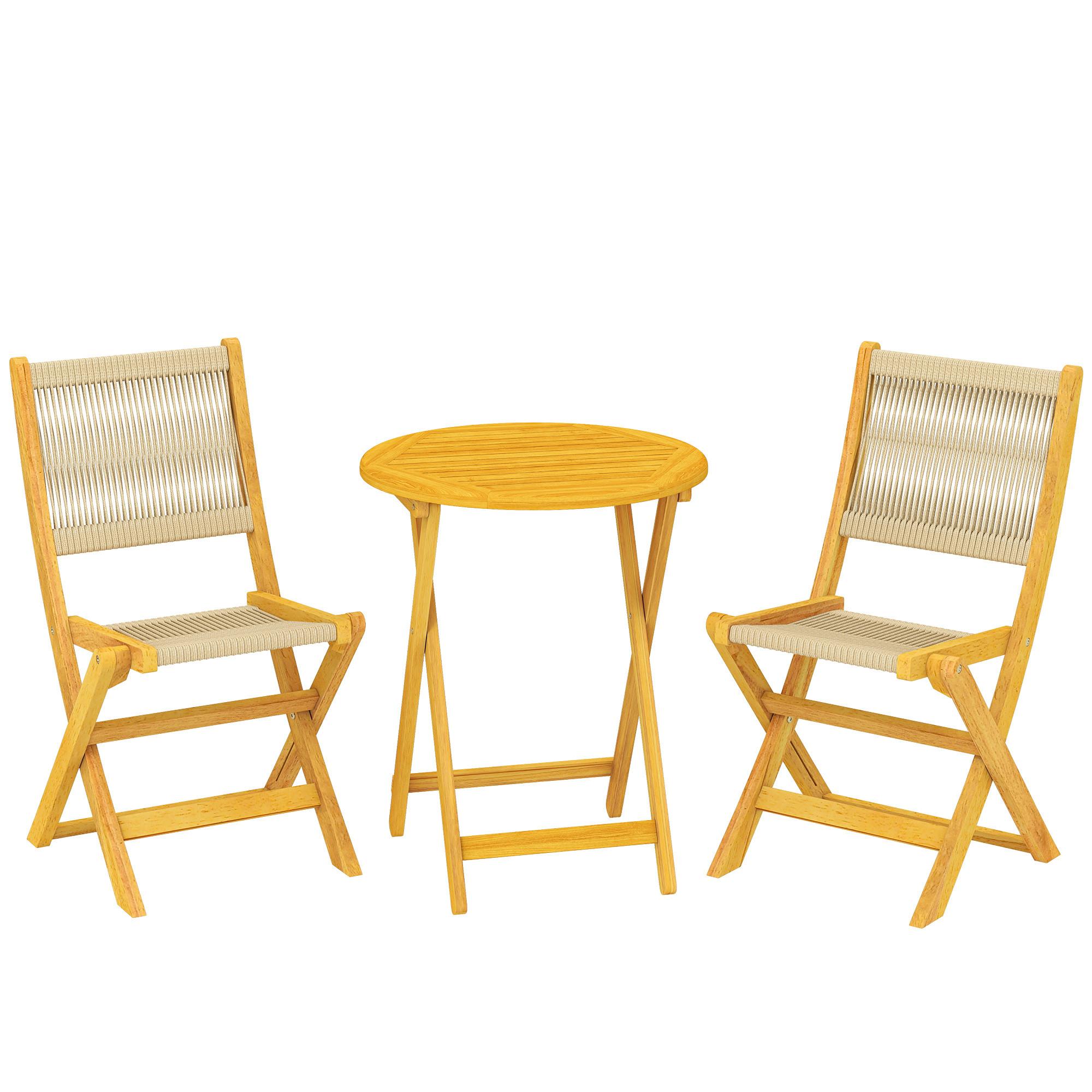 wohnli-moebel-suche-800001492179 Wohnli Möbelsuche - BALKONMÖBEL-SET 3er Set Akazienholz Kunststoff Naturholz