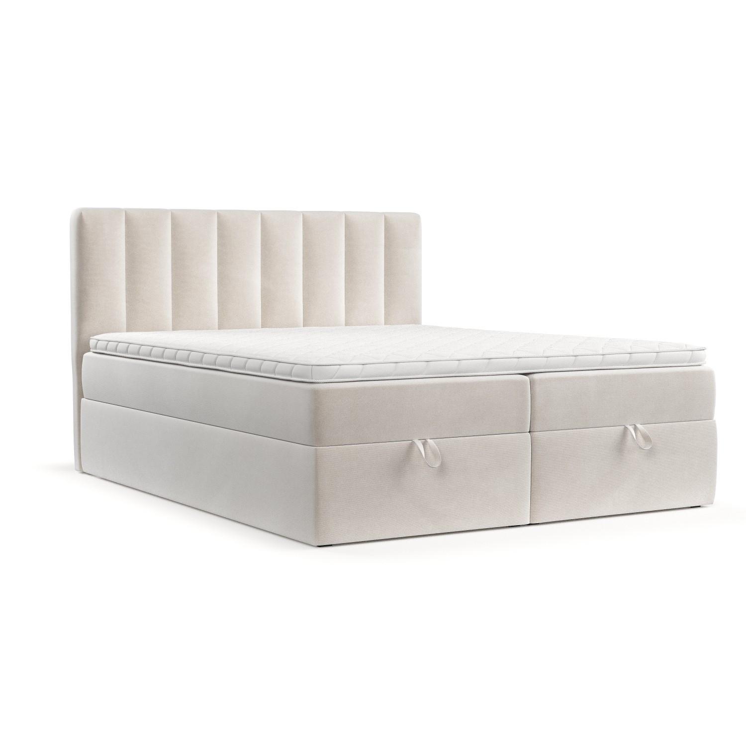 wohnli-moebel-suche-800001493958 Wohnli Möbelsuche - BOXBETT Lusso 200/200 cm Creme im Paros Stoff