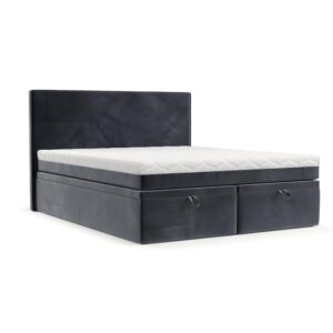 wohnli-moebel-suche-800001493966 Wohnli Möbelsuche - BOXBETT Zalla 140/200 cm Dunkelgrau im Kronos Stoff