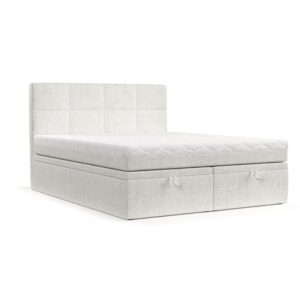 Wohnli Möbelsuche - BOXBETT Tessa 180/200 cm Creme im Neve Stoff