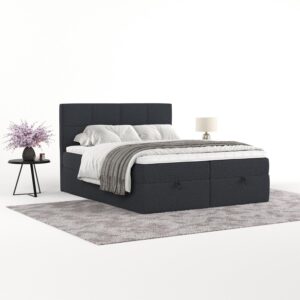 wohnli-moebel-suche-800001494006-1 BOXBETT Velto 180/200 cm Anthrazit im Riva Stoff Textil AltaBeds Möbel > Betten > Boxspringbetten Anthrazit