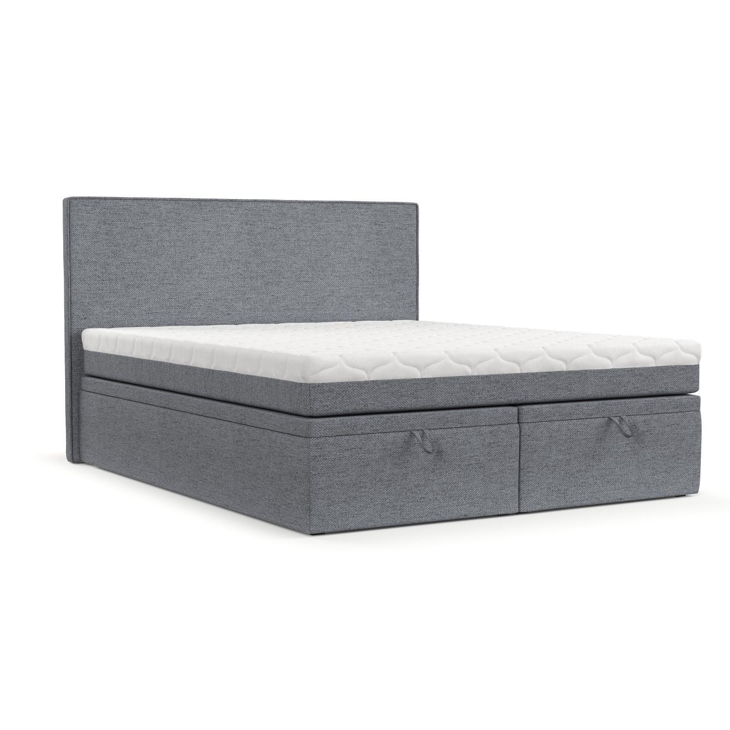 wohnli-moebel-suche-800001494030 Wohnli Möbelsuche - BOXBETT Zalla 140/200 cm Grau im Neve Stoff