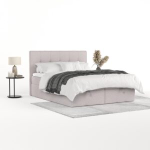 wohnli-moebel-suche-800001494118-1 BOXBETT Tivra 180/200 cm Beige im Riva Stoff Textil AltaBeds Möbel > Betten > Boxspringbetten Beige