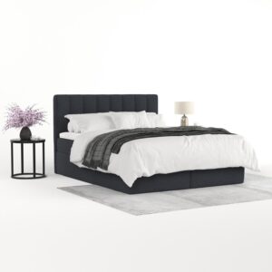 wohnli-moebel-suche-800001494152-1 BOXBETT Lusso 160/200 cm Anthrazit im Riva Stoff Textil AltaBeds Möbel > Betten > Boxspringbetten Anthrazit