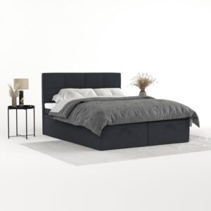 wohnli-moebel-suche-800001494178-1 BOXBETT Tessa 180/200 cm Anthrazit im Riva Stoff Textil AltaBeds Möbel > Betten > Boxspringbetten Anthrazit