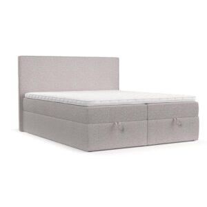 Wohnli Möbelsuche - BOXBETT Velma 180/200 cm Beige im Riva Stoff